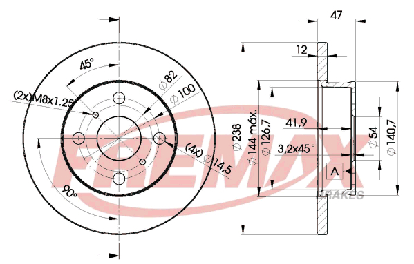 FREMAX Jarrulevy BD-1250