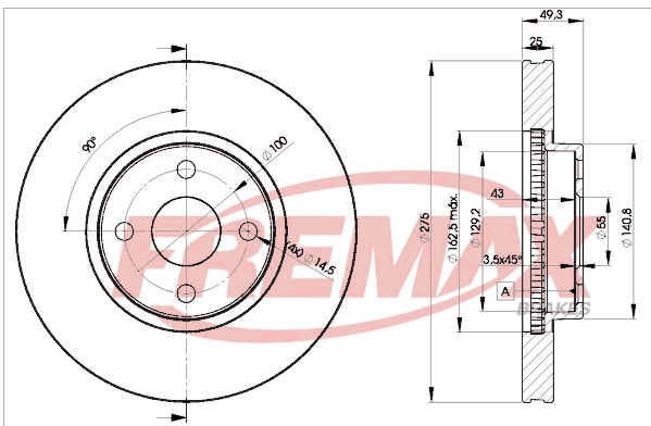 FREMAX Jarrulevy BD-1320