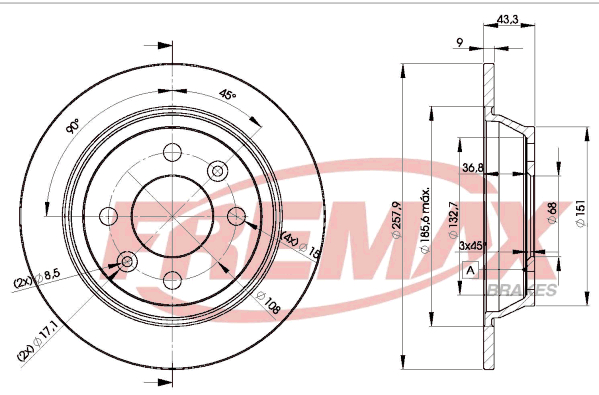 FREMAX Piduriketas BD-1543