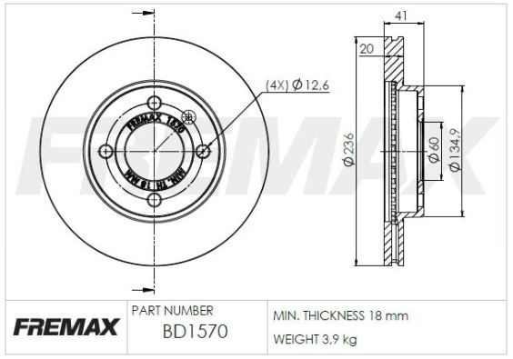 FREMAX Piduriketas BD-1570