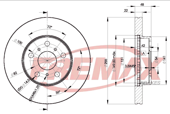 FREMAX Jarrulevy BD-2090