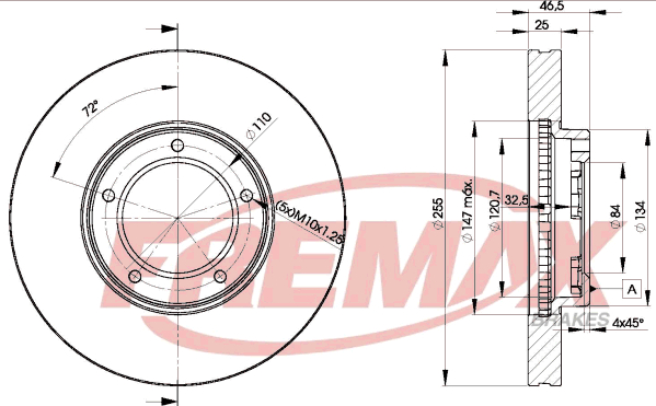 FREMAX Jarrulevy BD-2609