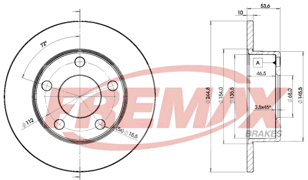 FREMAX Jarrulevy BD-2800