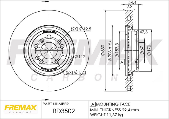 FREMAX Piduriketas BD-3502