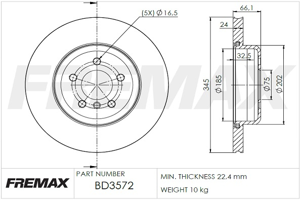 FREMAX Piduriketas BD-3572
