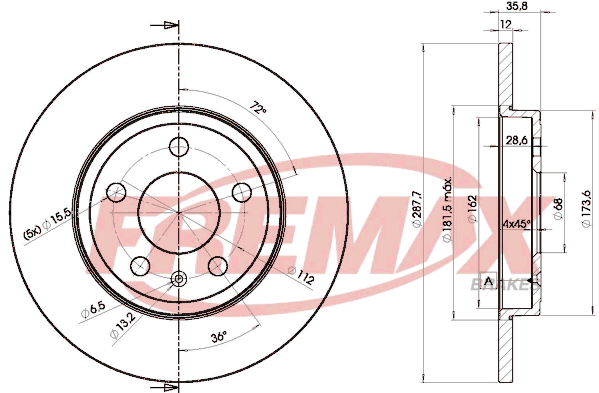 FREMAX Jarrulevy BD-5316