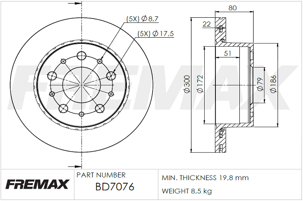 FREMAX Piduriketas BD-7076