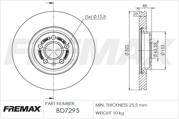 FREMAX Jarrulevy BD-7295