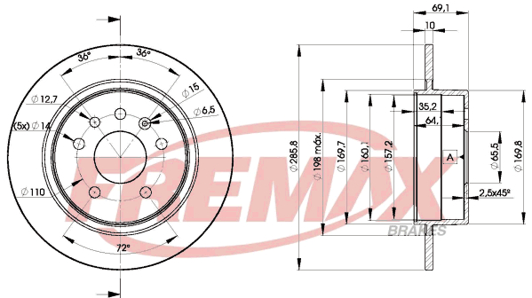FREMAX Piduriketas BD-7476