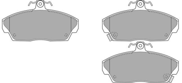 FREMAX Piduriklotside komplekt, ketaspidur FBP-0755