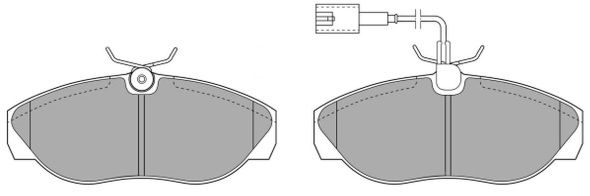FREMAX Piduriklotside komplekt, ketaspidur FBP-0915