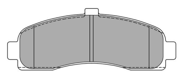 FREMAX Piduriklotside komplekt, ketaspidur FBP-0921