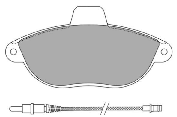 FREMAX Piduriklotside komplekt, ketaspidur FBP-0933