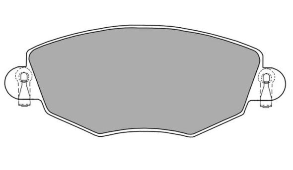 FREMAX Piduriklotside komplekt, ketaspidur FBP-1196