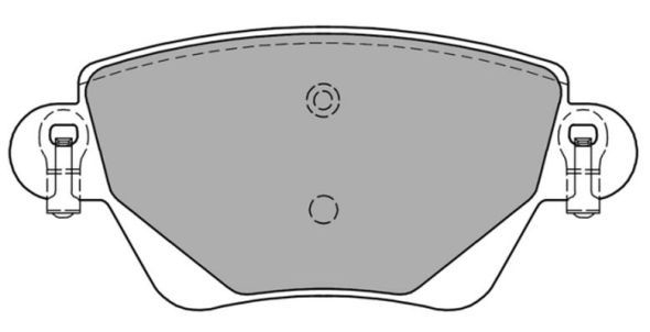 FREMAX Piduriklotside komplekt, ketaspidur FBP-1197