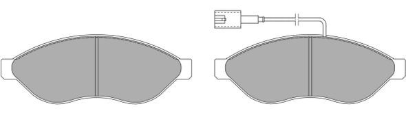 FREMAX Piduriklotside komplekt, ketaspidur FBP-1476