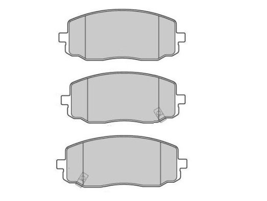 FREMAX Piduriklotside komplekt, ketaspidur FBP-1655