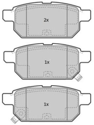 FREMAX Piduriklotside komplekt, ketaspidur FBP-1856
