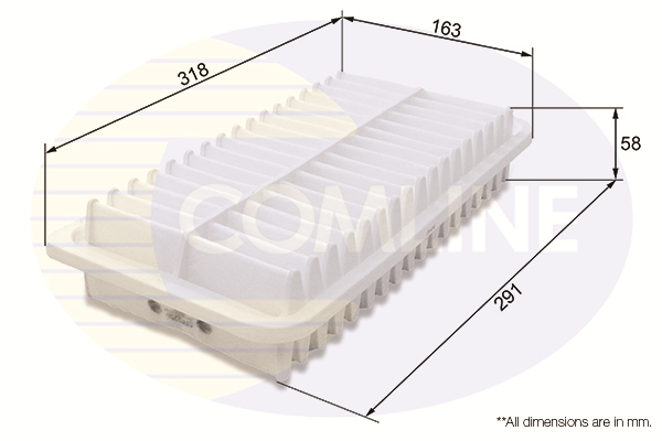 COMLINE Ilmansuodatin CTY12250