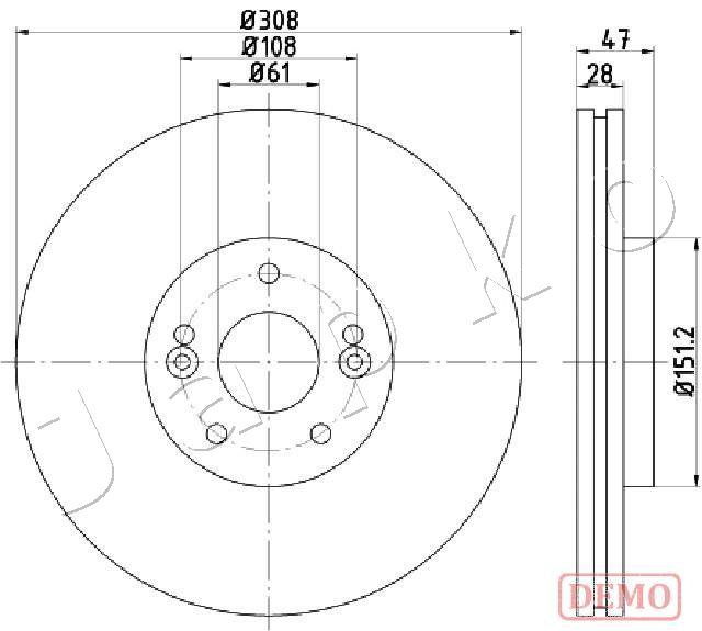 JAPKO Piduriketas 600713C