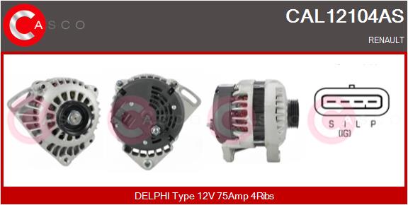 CASCO Generaator CAL12104AS