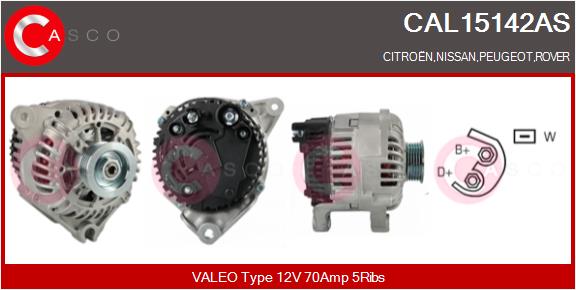 CASCO Generaator CAL15142AS