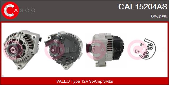 CASCO Generaator CAL15204AS