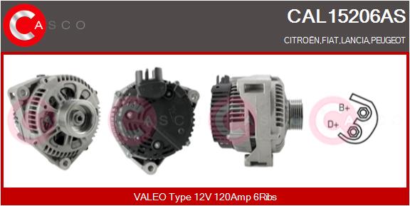 CASCO Generaator CAL15206AS