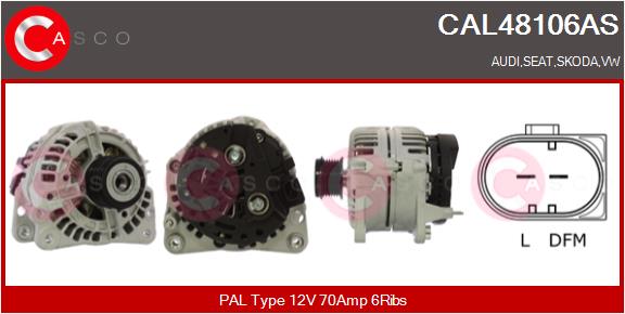 CASCO Generaator CAL48106AS