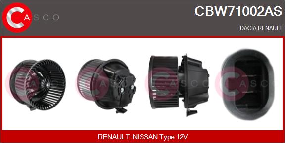 CASCO Kupéfläkt CBW71002AS