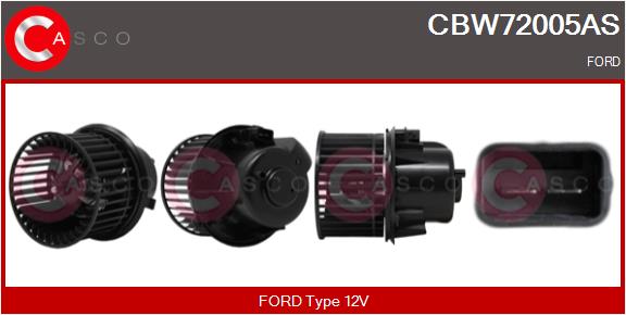 CASCO Kupéfläkt CBW72005AS