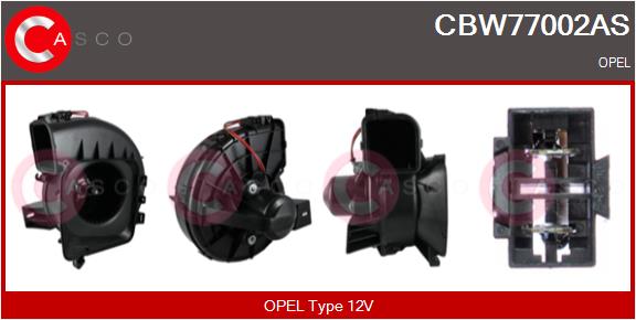 CASCO Sisätilapuhallin CBW77002AS
