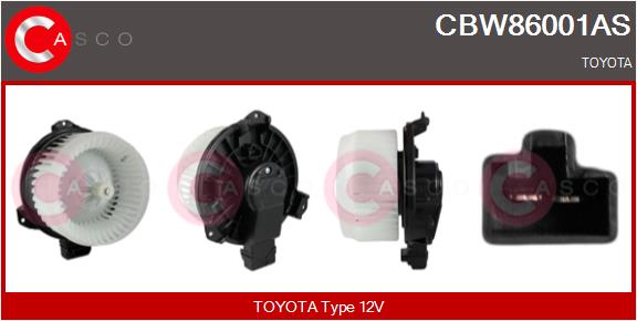 CASCO Sisätilapuhallin CBW86001AS