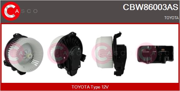 CASCO Sisätilapuhallin CBW86003AS