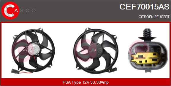 CASCO Elektrimootor,radiaatoriventilaator CEF70015AS