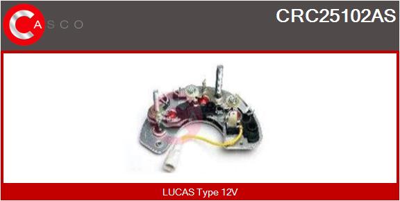 CASCO Prostownik, alternator CRC25102AS