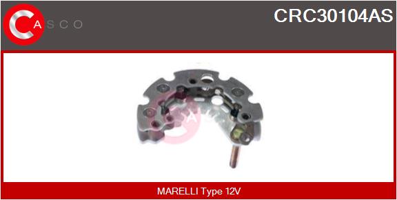 CASCO Prostownik, alternator CRC30104AS