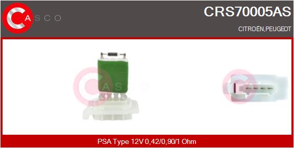 CASCO Takisti, salongi ventilaator CRS70005AS