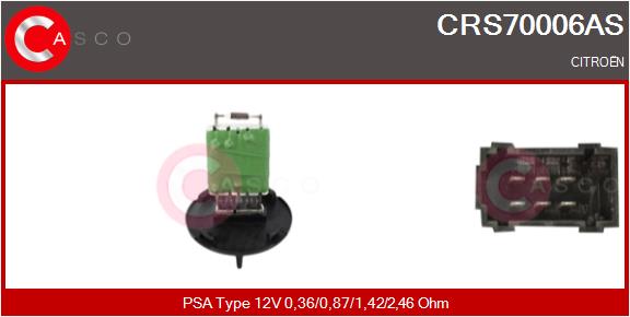 CASCO Takisti, salongi ventilaator CRS70006AS