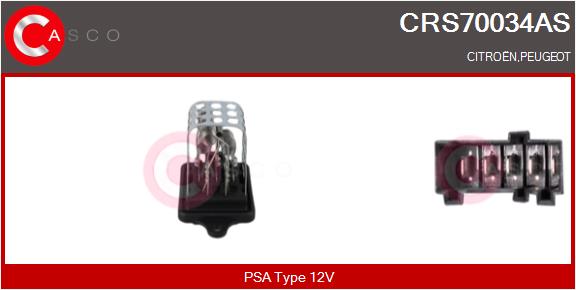 CASCO Takisti, salongi ventilaator CRS70034AS
