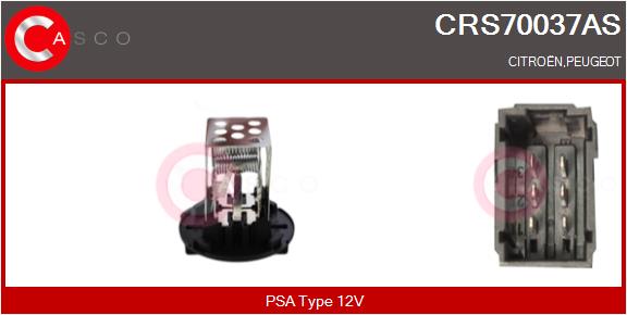 CASCO Takisti, salongi ventilaator CRS70037AS
