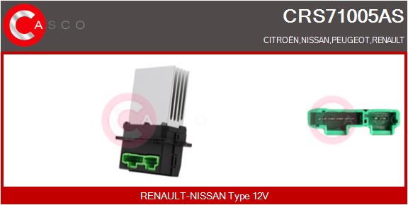 CASCO Takisti, salongi ventilaator CRS71005AS