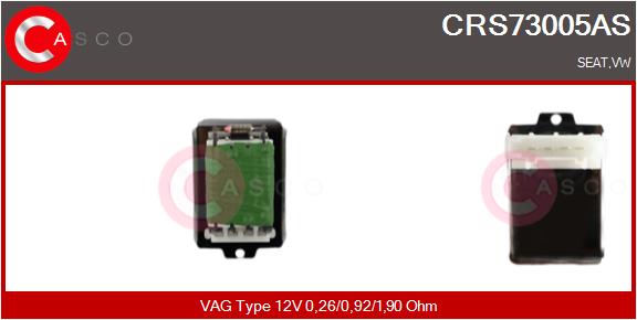CASCO varža, vidaus pūtiklis CRS73005AS