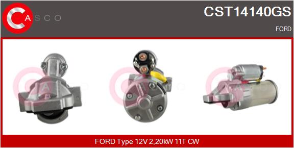 CASCO Startmotor CST14140GS