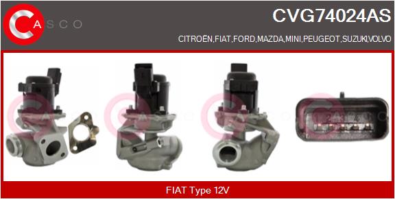 CASCO EGR-klapp CVG74024AS