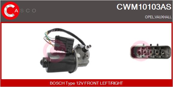 CASCO Pyyhkijän moottori CWM10103AS