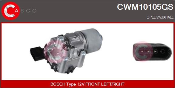 CASCO Pyyhkijän moottori CWM10105GS