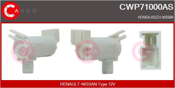 CASCO Pesunestepumppu, lasinpesu CWP71000AS