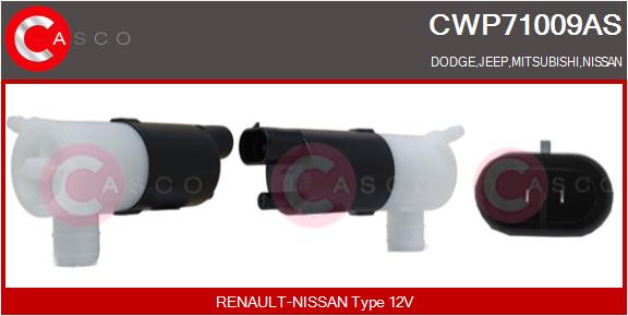 CASCO Pesunestepumppu, lasinpesu CWP71009AS