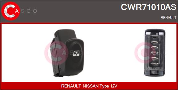 CASCO Brytare, fönsterhiss CWR71010AS